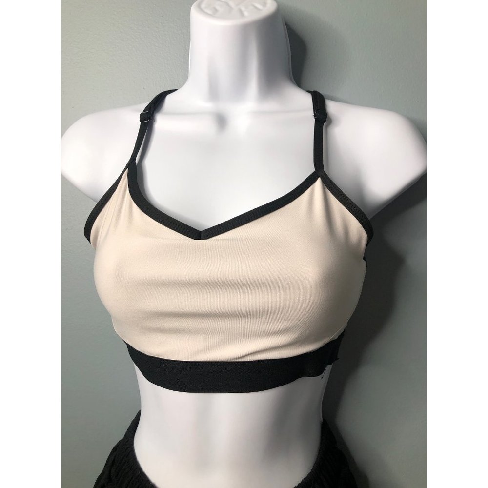 Athletic works sports bra small white